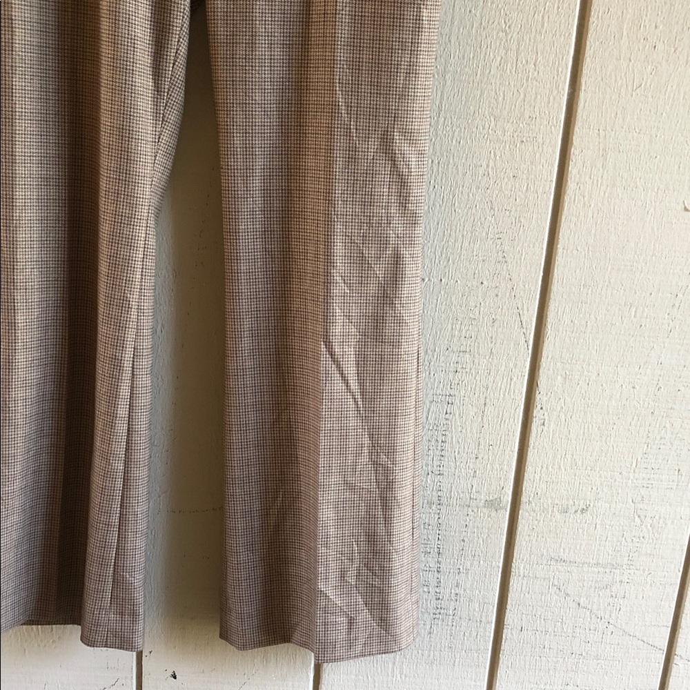 ANTONIO MELANI Brown Glen Plaid Women's Blazer & Pants Set - Picture 10 of 16
